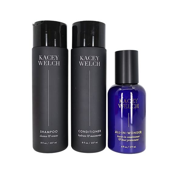 KACEY WELCH Ultimate Hair 3 Piece Luxury Bundle - 8 fl oz